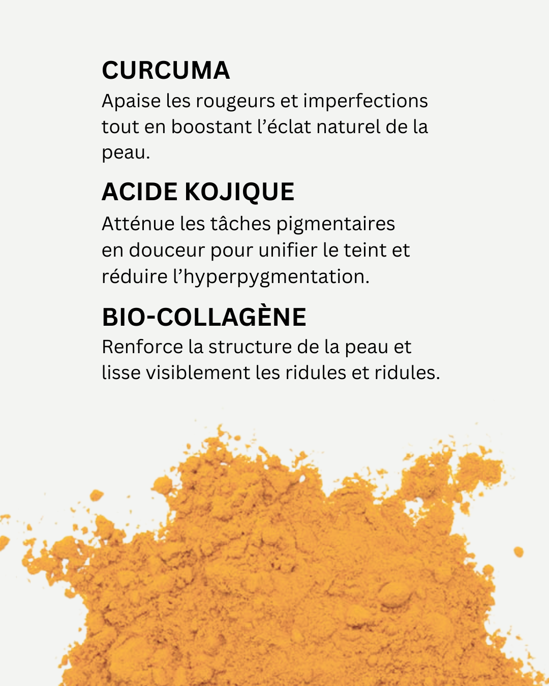Masque Acide Kojique, Curcuma, Collagène