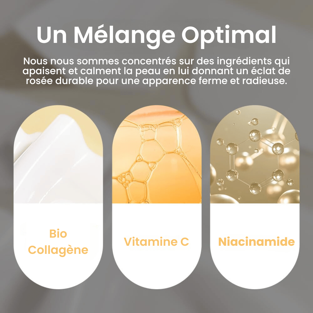 Masque au Bio Collagène, Niacinamide & Vitamines C